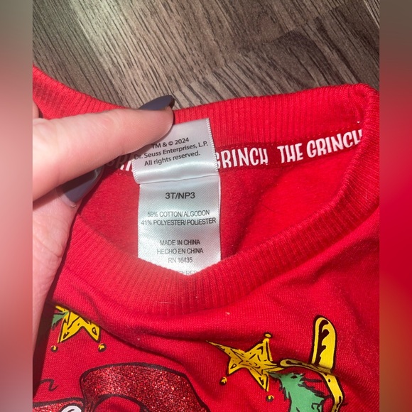 Toddler Grinch set 3T - Picture 3 of 3